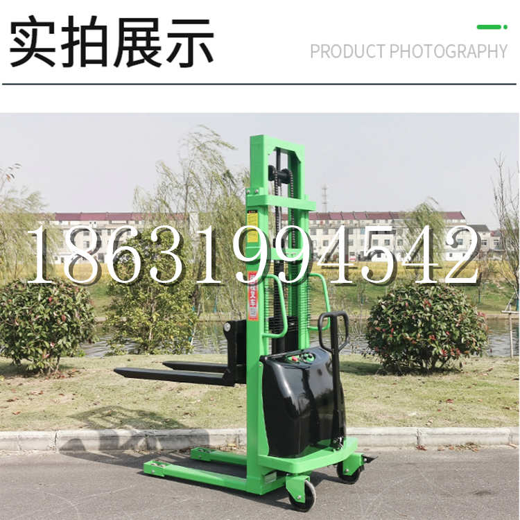 三重区电动叉车堆高车液压铲车电瓶1吨2吨站驾步行式小型全自动叉车